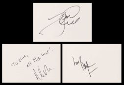 AUTOGRAPH ALBUM - 45 PAGES OF SIGNATURES,