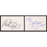 AUTOGRAPH ALBUM - 62 PAGES OF SIGNATURES,