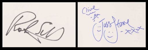 AUTOGRAPH ALBUM - 62 PAGES OF SIGNATURES,