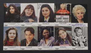 EastEnders: fifty-five signed promo cards,