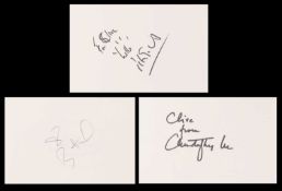 AUTOGRAPH ALBUM - 61 PAGES OF SIGNATURES,