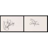 AUTOGRAPH ALBUM - 61 PAGES OF SIGNATURES,