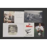 AUTOGRAPH FOOTBALL BRITISH PLAYERS: