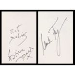 140 AUTOGRAPH ALBUM - 62 PAGES OF SIGNATURES,