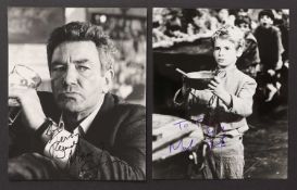 AUTOGRAPH PHOTOS & FLYERS (mainly Male Actors, Directors, etc.),