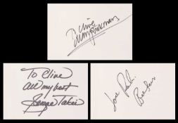 AUTOGRAPH ALBUM - 61 PAGES OF SIGNATURES,