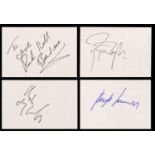 AUTOGRAPH ALBUM - 62 PAGES OF SIGNATURES,