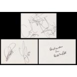 AUTOGRAPH ALBUM - 61 PAGES OF SIGNATURES,