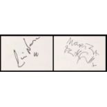 AUTOGRAPH ALBUM - 44 PAGES OF SIGNATURES,