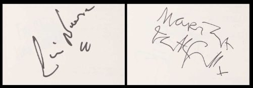 AUTOGRAPH ALBUM - 44 PAGES OF SIGNATURES,