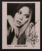 Mariah Carey: early signature,