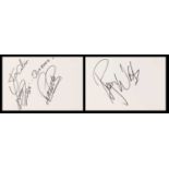 139 AUTOGRAPH ALBUM - 62 PAGES OF SIGNATURES,