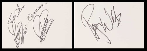 139 AUTOGRAPH ALBUM - 62 PAGES OF SIGNATURES,