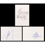 AUTOGRAPH ALBUM - 46 PAGES OF SIGNATURES,