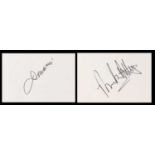 AUTOGRAPH ALBUM - 46 PAGES OF SIGNATURES,