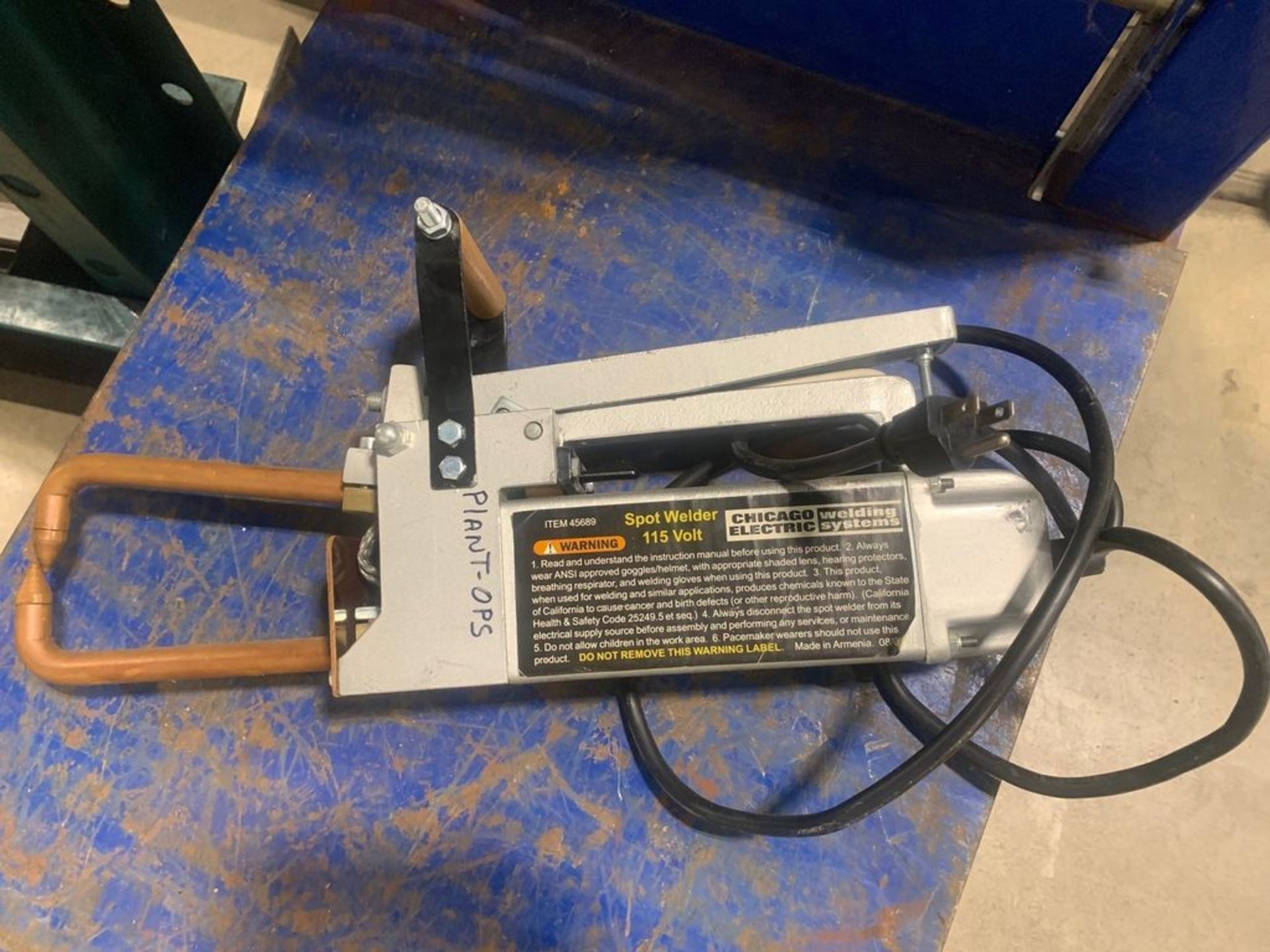 CHICAGO ELECTRIC SPOT WELDER MODEL 45689