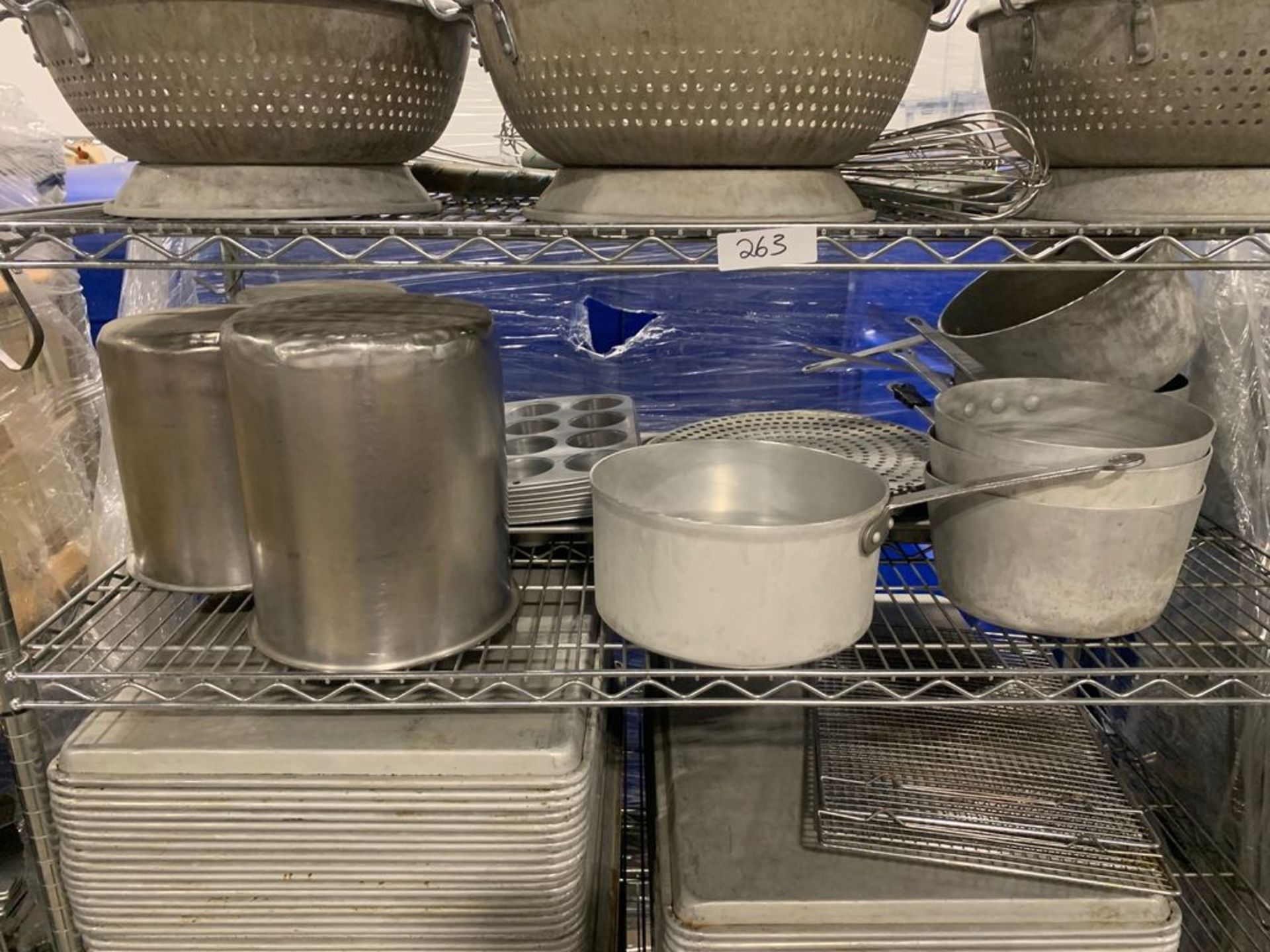 BAKING SUPPLIES, PANS, BOWLS, POTS , ROLLING CART INCLUDED - Image 5 of 5