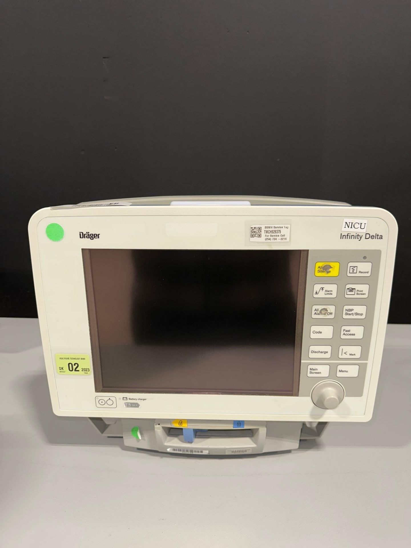 DRAGER INFINITY DELTA PATIENT MONITOR