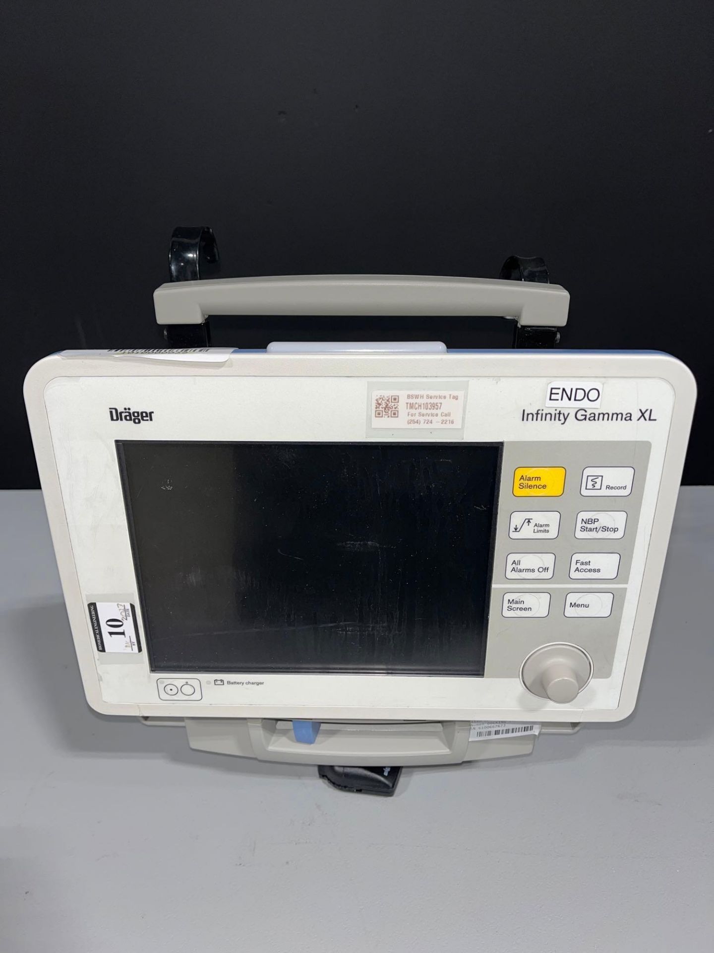 DRAGER INFINITY GAMMA XL PATIENT MONITOR - Image 2 of 6