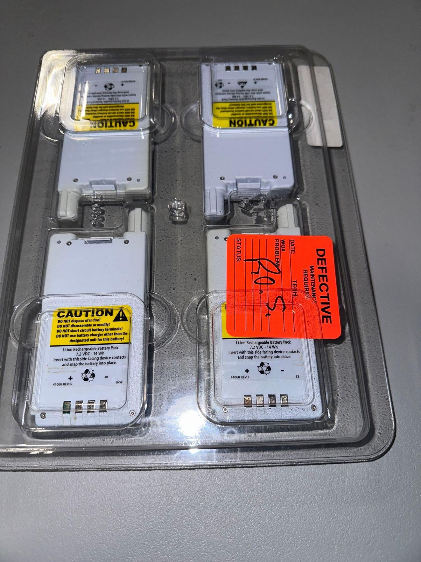 LOT OF BAXTER SIGMA SPECTRUM INFUSION PUMP BATTERIES - Image 2 of 2