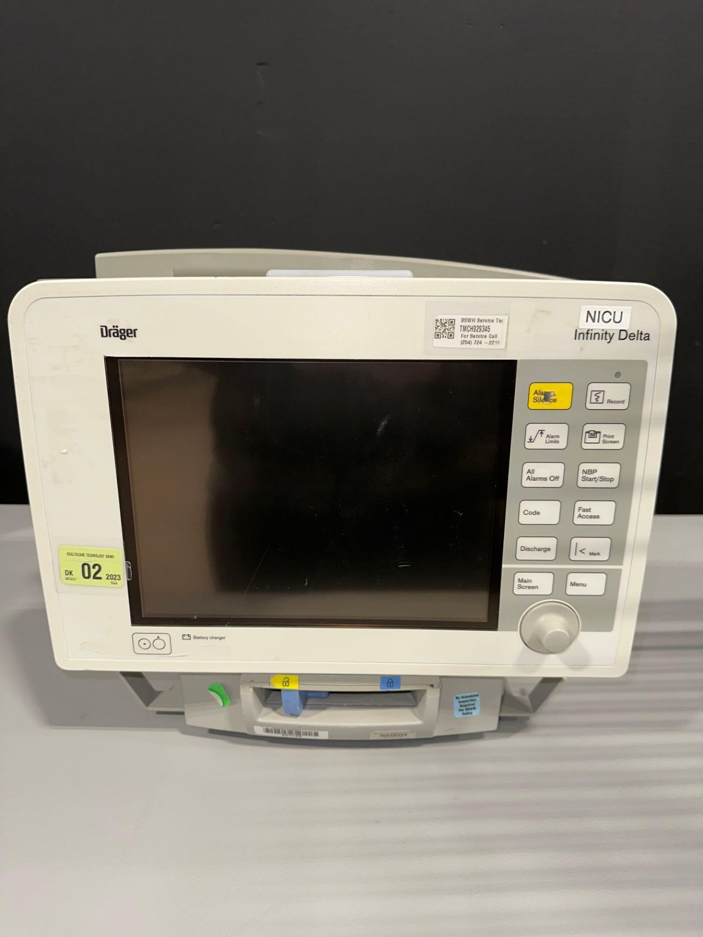 DRAGER INFINITY DELTA PATIENT MONITOR