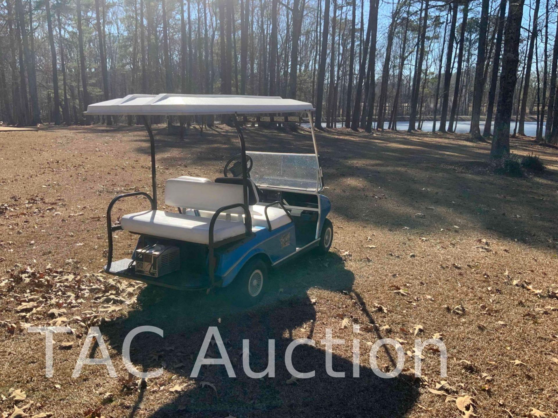 1994 Club Car Electric Golf Cart With Battery Charger - Image 4 of 24