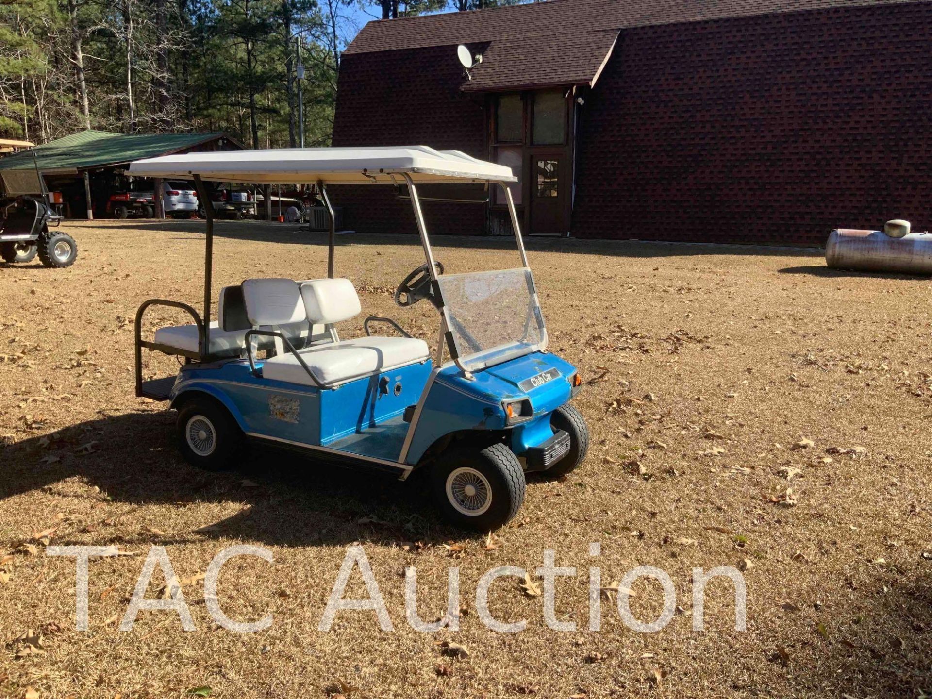 1994 Club Car Electric Golf Cart With Battery Charger - Image 5 of 24