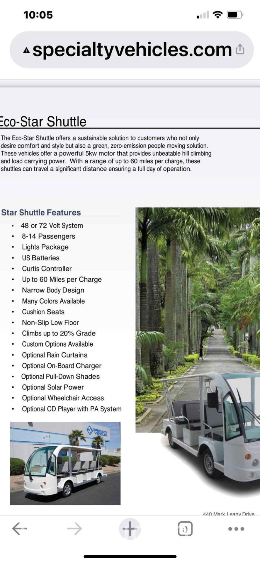 2015 Eco-Star 14 Passenger Electric Shuttle - Image 55 of 56