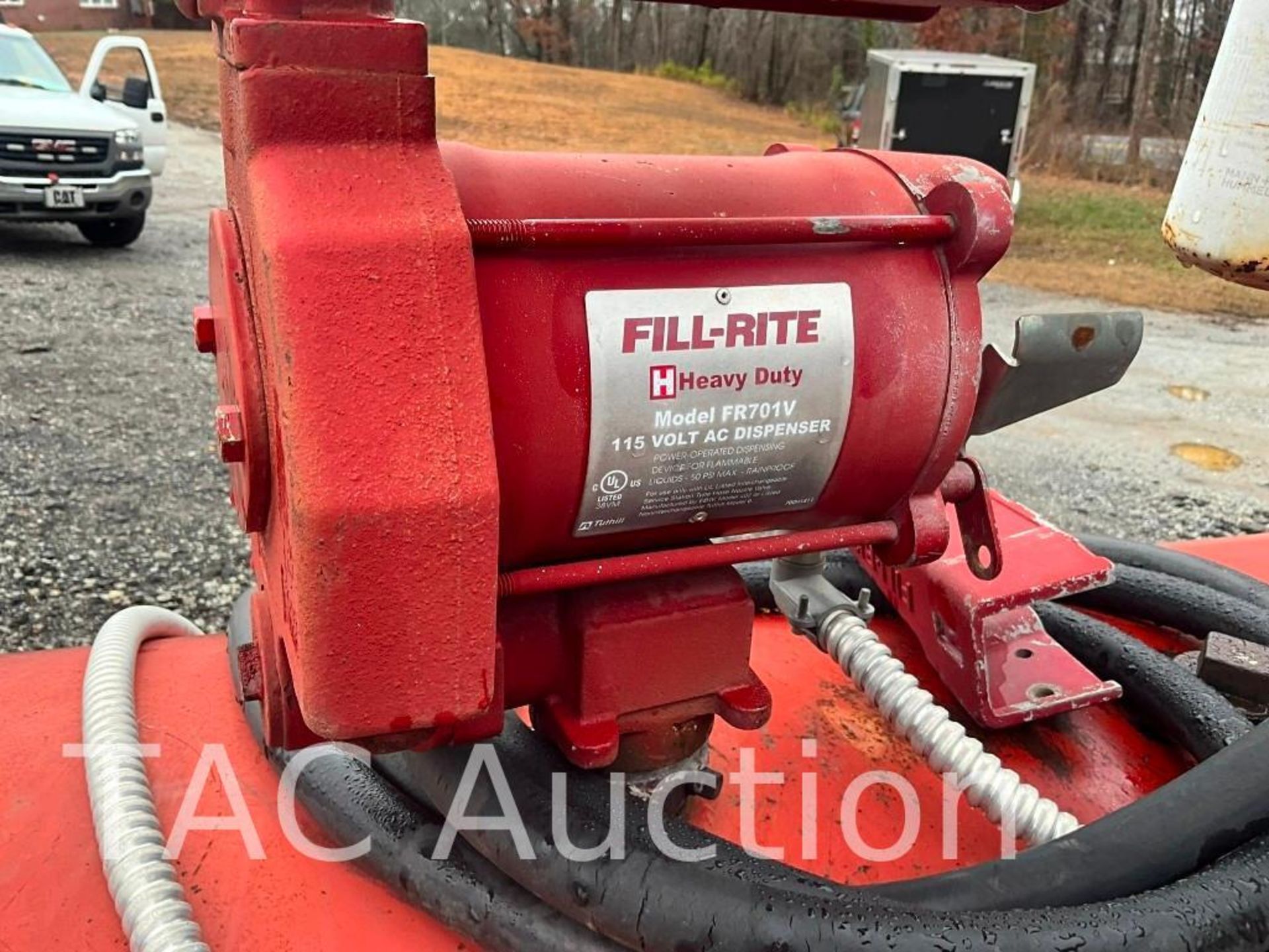 1,000gal Fuel Tank w/ Fill-RITE FR701V Fuel Pump - Image 4 of 5