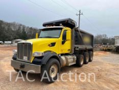 2018 Peterbilt 567 Tri Axle Dump Truck