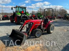 2014 Massey Ferguson 1739E 4x4 Tractor W/ Front Loader