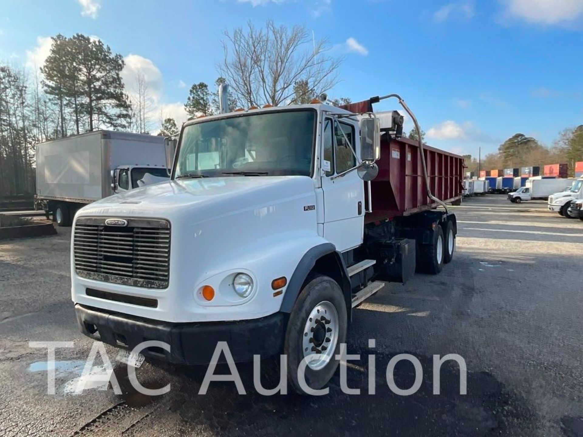 2001 Freightliner FL112 Roll-Off Truck W/ 20yd Dumpster - Image 7 of 68