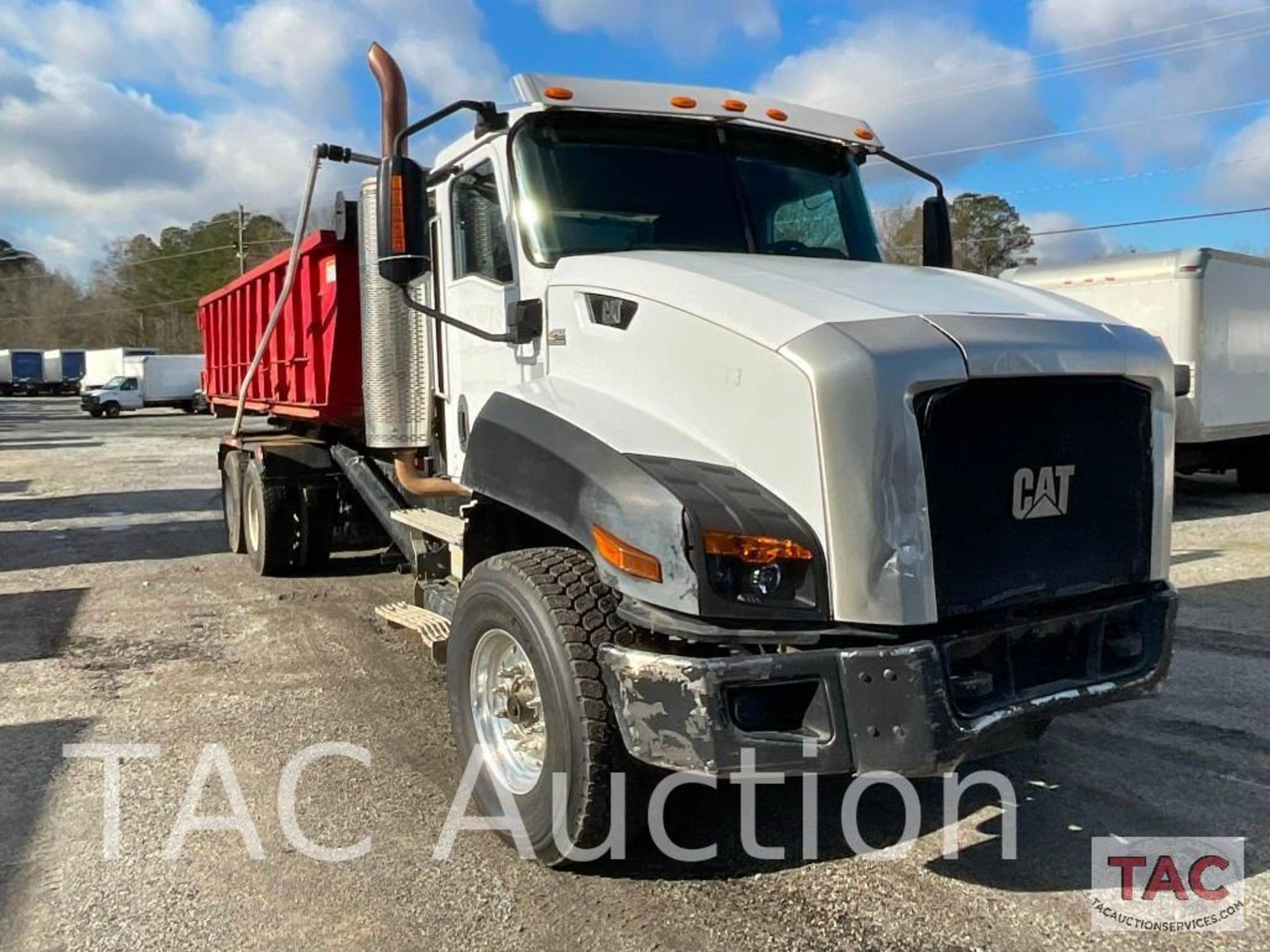 2012 CAT CT660S Roll-Off Truck W/ 20yd Dumpster - Image 2 of 148