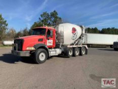 2007 Mack CTP Tri Axle Concrete Mixer Truck