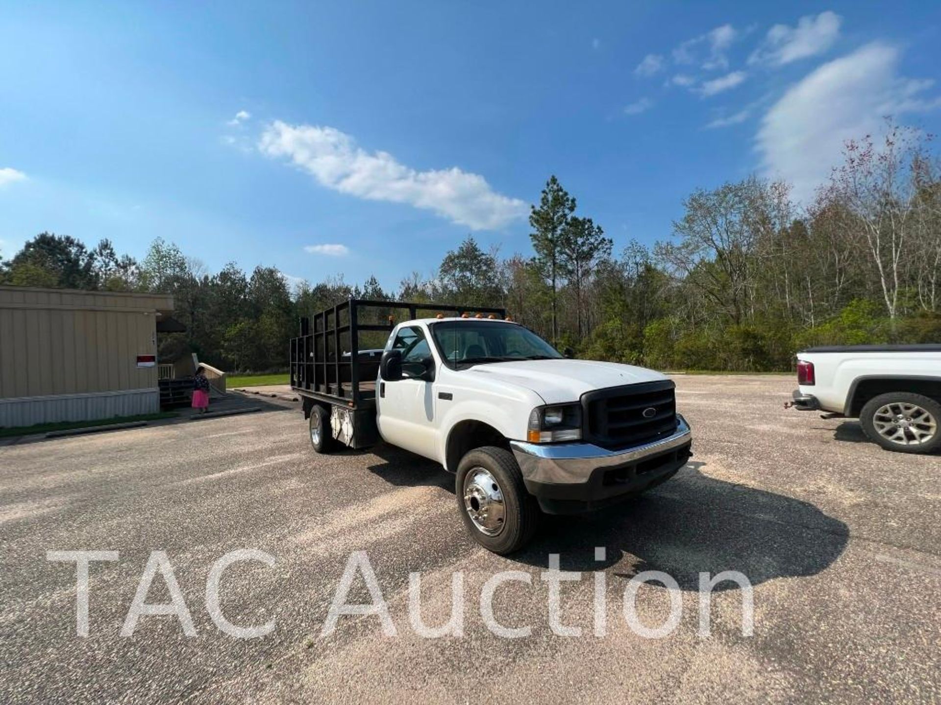 2003 Ford F-450 Flatbed Stake Body Truck - Image 3 of 42