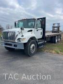 2006 International 7400 DT570 Flatbed Truck W/ Donkey M13-5K Forklift