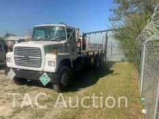 1989 Ford LNT9000 Flatbed Truck W/ Liftgate