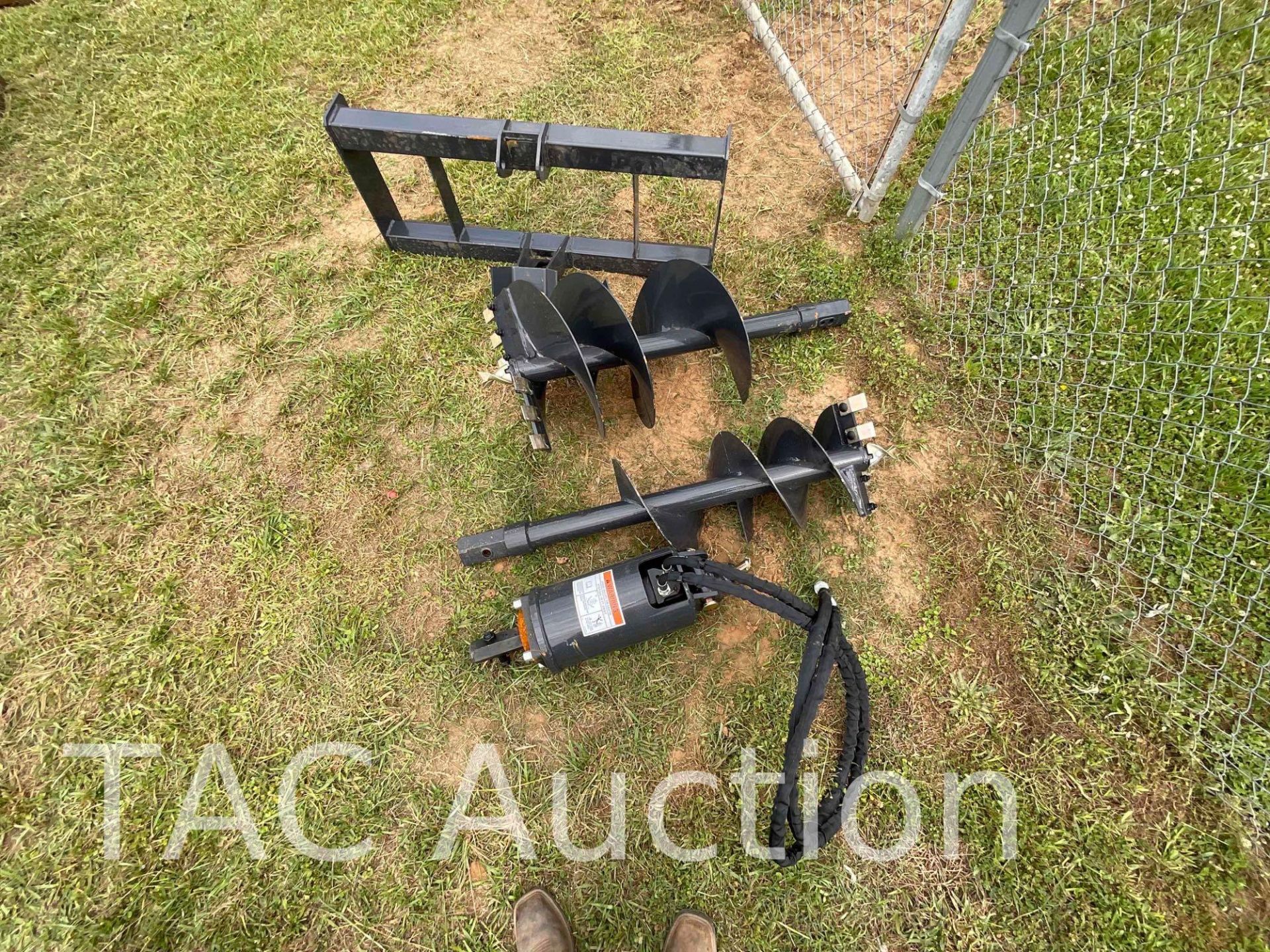 New 2023 Wolverine Skid Steer Auger Drive and (2) Bit Attachments - Image 3 of 5