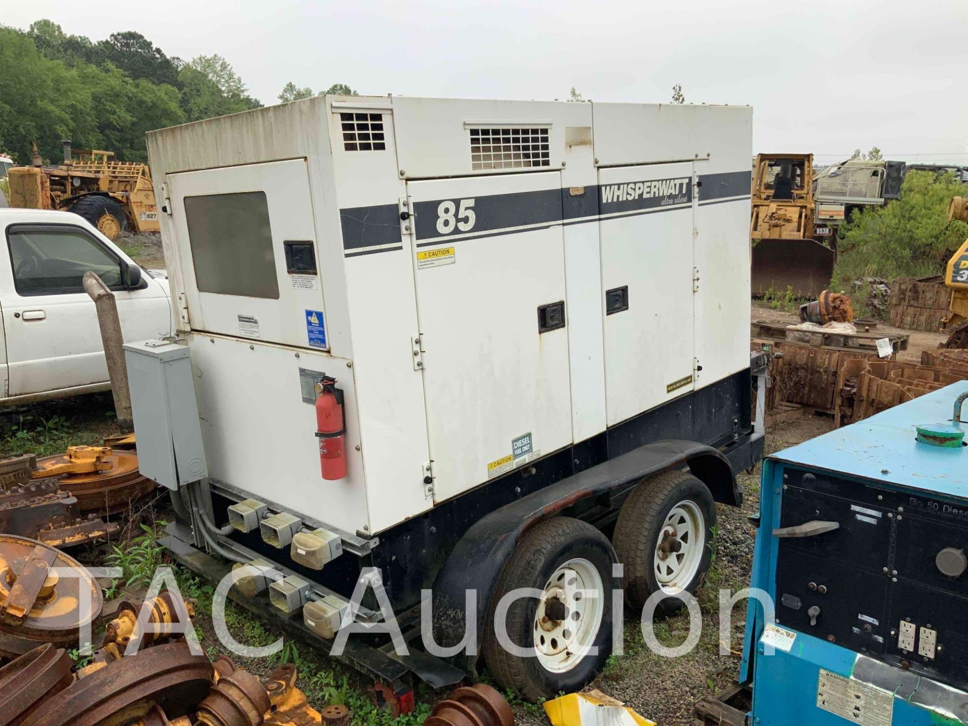 Whisperwatt 85 DCA-85USJ AC Towable Generator - Image 4 of 46