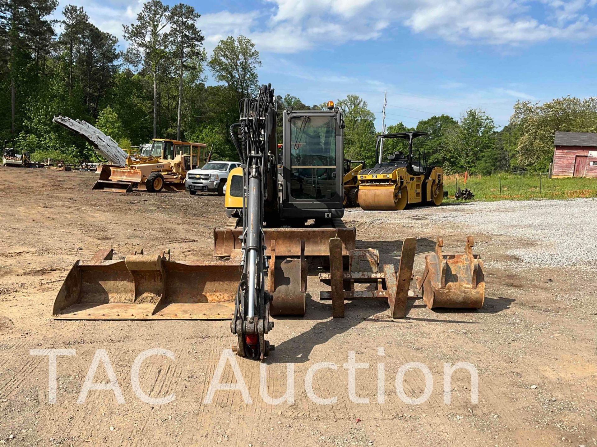 2017 Mecalac 8MCR Mini Excavator W/4 Attachments - Image 2 of 39