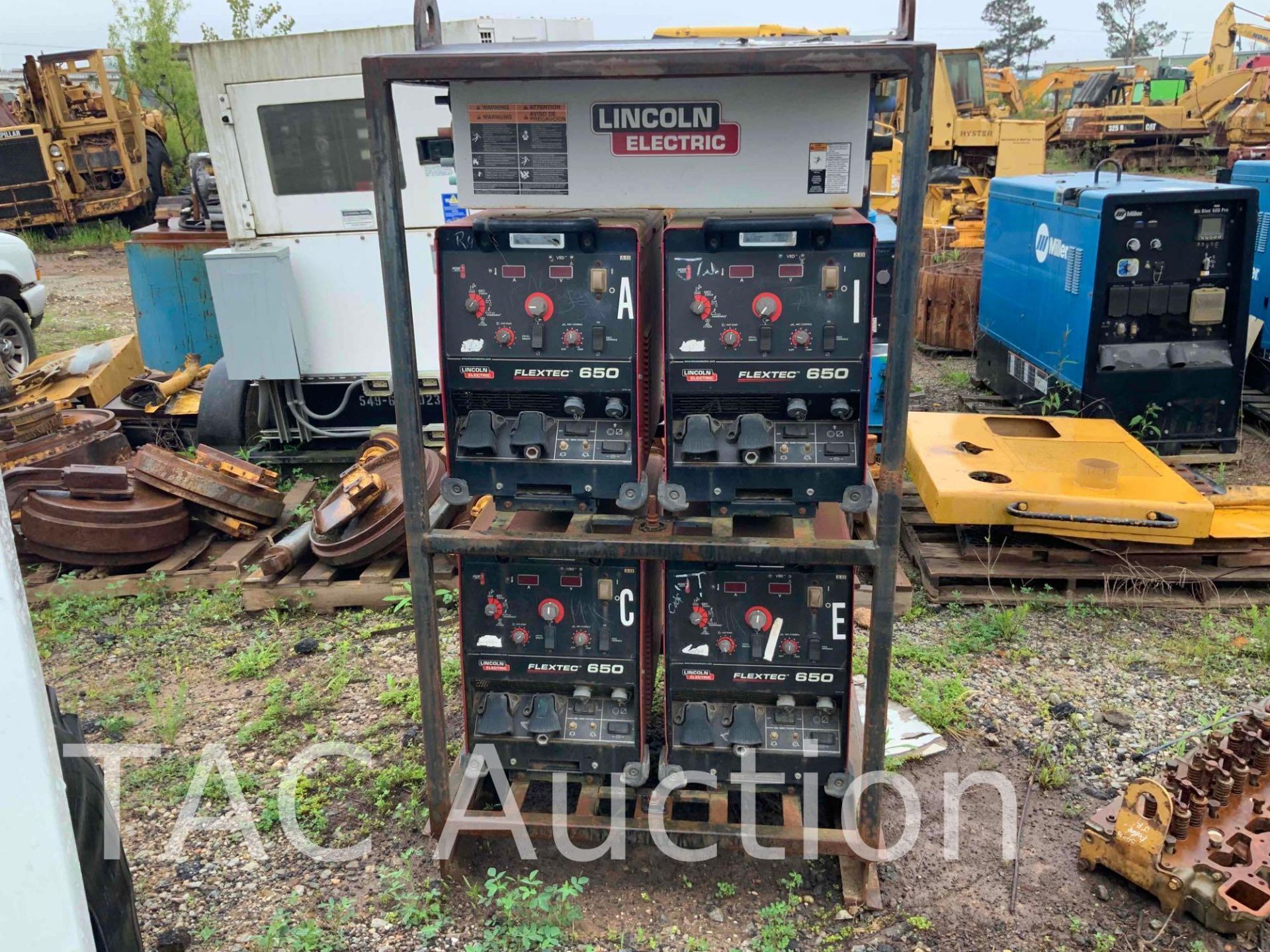 (4) Lincoln Electric FlexTec 650X Multi Process Welders W/ Crosslinc Technology