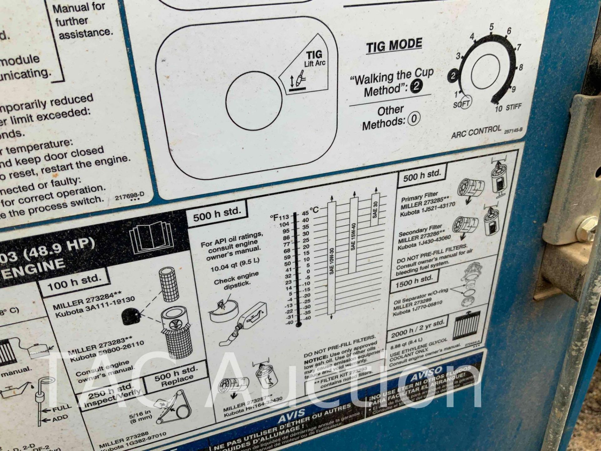 Miller Big Blue 600 Pro Welder - Image 20 of 24