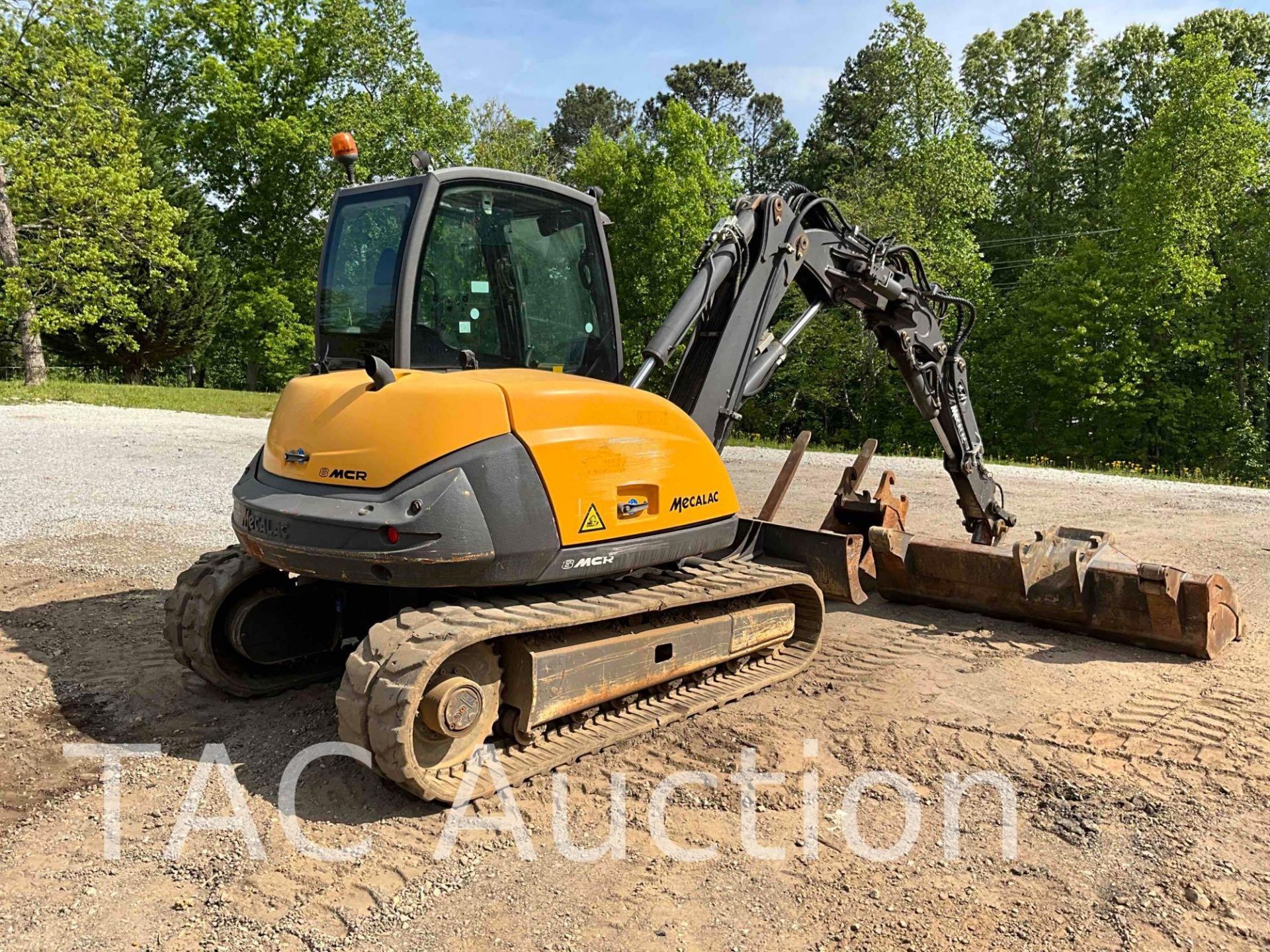 2017 Mecalac 8MCR Mini Excavator W/4 Attachments - Image 5 of 39