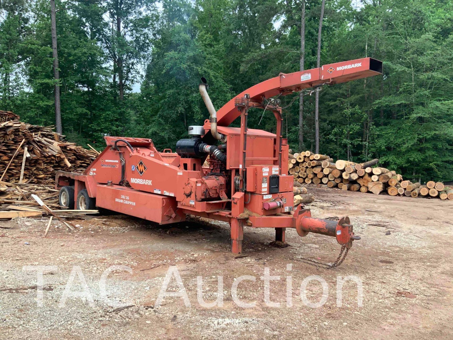 2014 Morbark 30/36 Towable Whole Tree Drum Chipper - Image 7 of 67