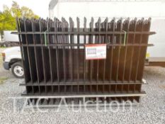 New Powder Coated Wrought Iron Fencing