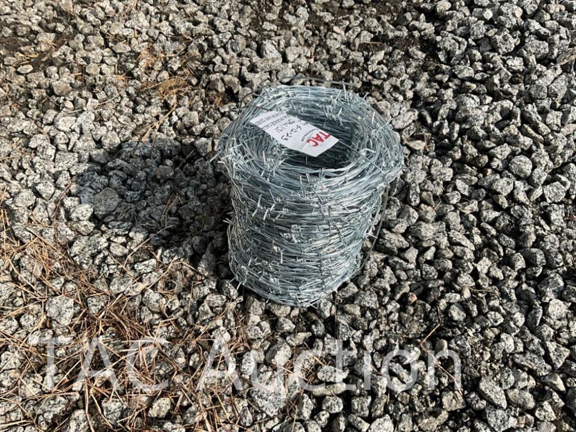 New Unused Roll Of Barbed Wire