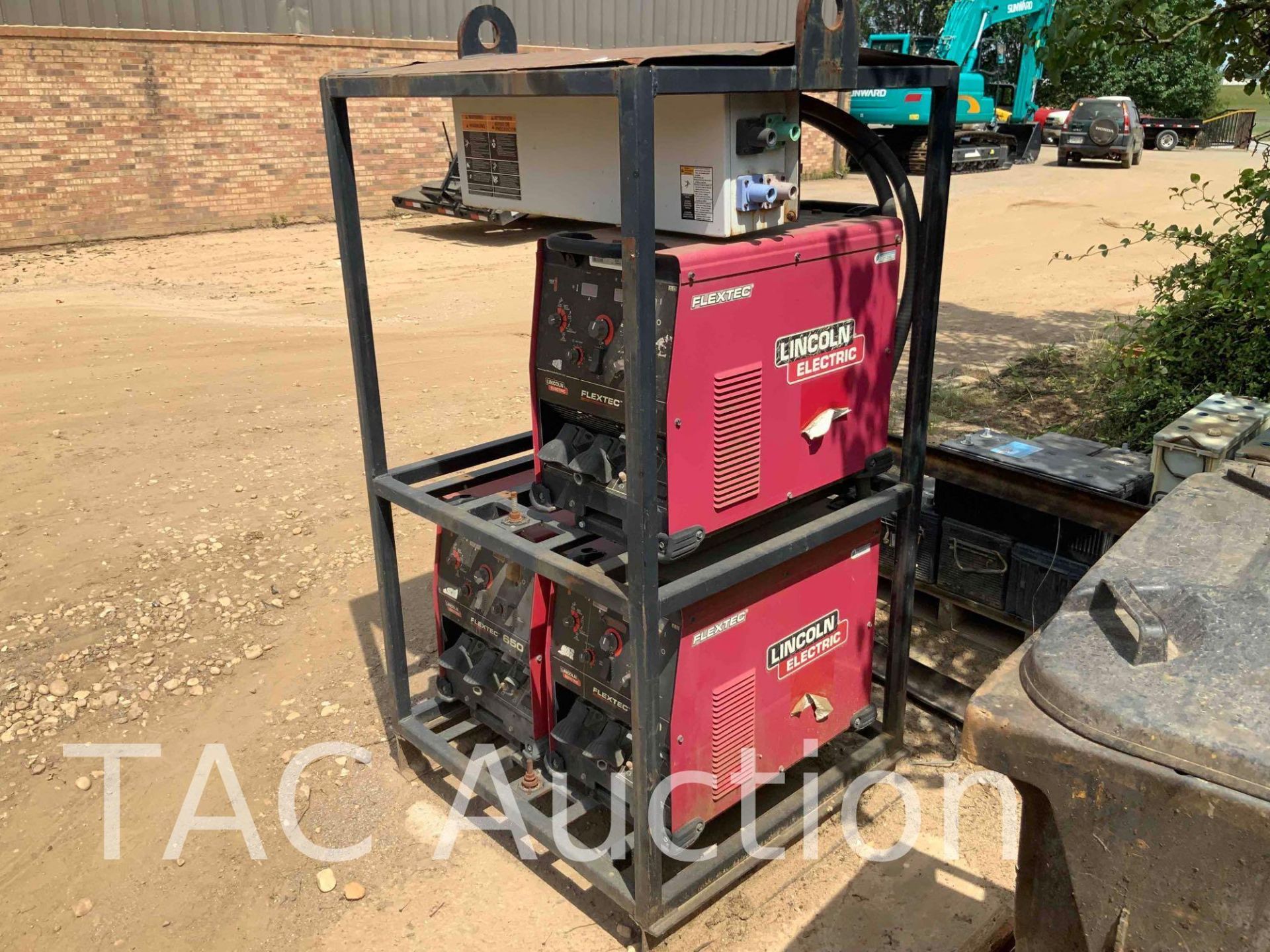 (3) Lincoln Flex Tec 650X Multi Process Welders W/ Crosslinc Technology