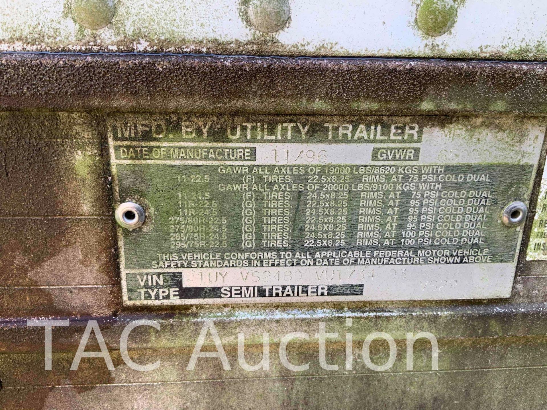 1997 Utility 45ft Reefer Trailer - Image 36 of 36