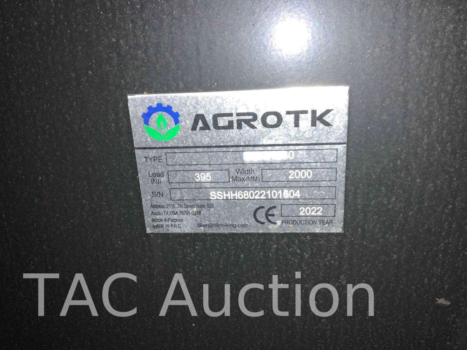 2022 AGROTK 680 Hydraulic Concrete Breaker - Image 8 of 8