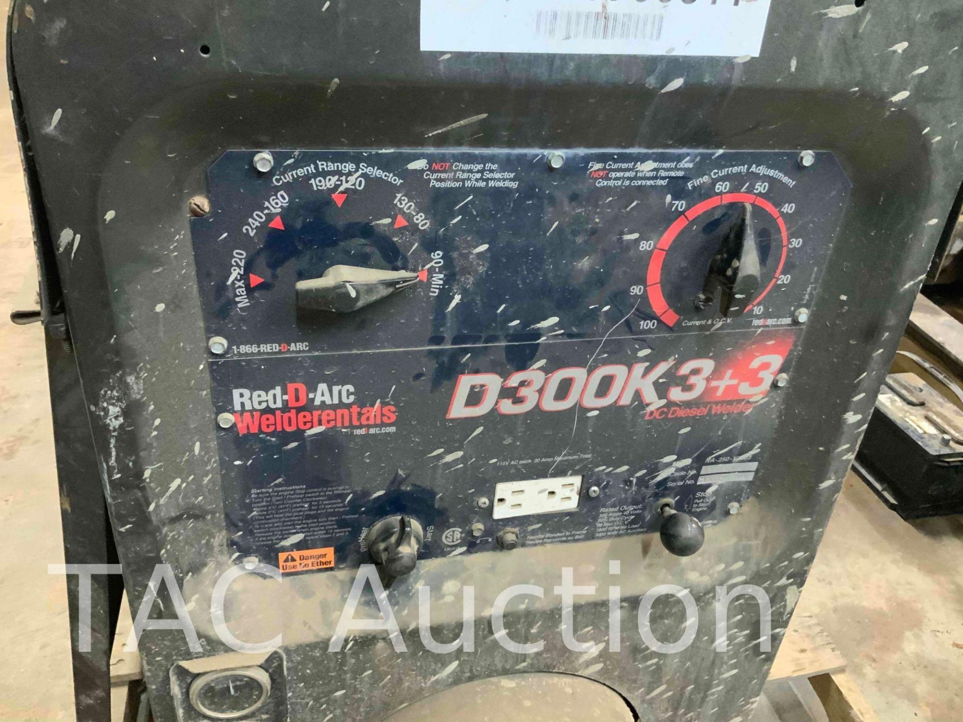 Lincoln D300K 3 + 3 Diesel Welder - Image 4 of 12